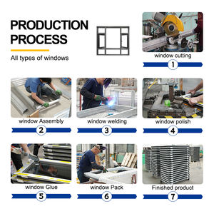 Ventanas de Aluminio Modernas Personalizadas, Insonorizadas y con Aislamiento Térmico para Balcón, para Apartamentos, Dormitorios y Hoteles, Ahorro de Energía - Product Image 4