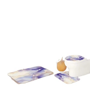 Cortina de Ducha de Poliéster Abstracta, Cortina de Baño con Impresión Digital Personalizada, Juego de Cortinas de Ducha Impermeables, Venta al por Mayor 2 - Product Image 5