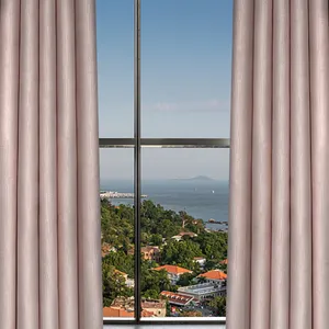 Best Quality Custom Polyester Drapery Waterproof Thermal Insulated Outdoor Woven Blackout Window Curtains