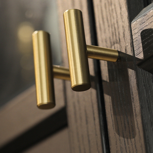 Manija de perilla de puerta de armario de vino de Metal dorado de latón <span class=keywords><strong>para</strong></span> muebles de hogar Hardware uso armario cajón tocador dormitorio cocina comedor - Product Image 4