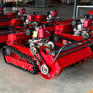 Free Shipping CE EPA Diesel Engine All Terrain Grass Cutting <strong>Machine</strong> Rubber <strong>Remote</strong> <strong>Control</strong> Robot Flail Lawn Mower - Product Image 4