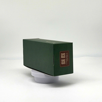 Caja Plegable Corrugada Verde Oscuro con Logotipo Personalizado, Laminación Mate, Grabado en Relieve, Brillo, Reutilizable, Embalaje de Lujo para Envíos de Comercio Electrónico