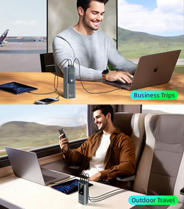 <span class=keywords><strong>Batterie</strong></span> <span class=keywords><strong>externe</strong></span> haute capacité <span class=keywords><strong>20000mAh</strong></span> 100W avec charge rapide PD 3.0 et double USB-C 60W/100W pour ordinateur portable et tablette - Product Image 2