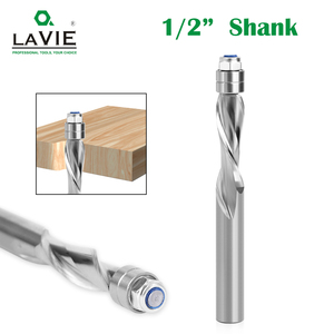 Lavie 1/2 'chân rắn Carbide tuôn ra TRIM <span class=keywords><strong>bit</strong></span> đầu mang <span class=keywords><strong>Router</strong></span> bits chế biến gỗ phay cắt-c z13a1338110d - Product Image 2