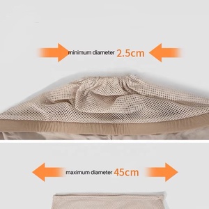 Sangle réglable Mains libres Nylon Pet Carrier Bag Outdoor Travel Sling Bag pour petits chiens chiots Solid Pattern Belt Closure - Product Image 5