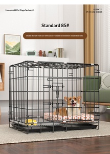 <span class=keywords><strong>Cages</strong></span> et enclos pliables en fil métallique empilables pour chiens et chats - Product Image 6