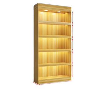Exhibidor de cosméticos para salón de belleza, estantería de almacenamiento con múltiples niveles y estantes de exhibición. - Product Image 3