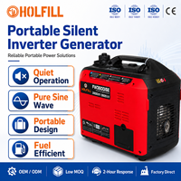 Générateur Inverter Portable Professionnel Silencieux 3.6KW à Essence, Alimentation à Onde Sinusoïdale Pure pour Projets d'Urgence Extérieurs