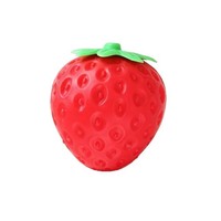 Jouet anti-stress géant en forme de fraise, à rebond lent, excellente texture, balle en caoutchouc, gadget de soulagement de la pression, à presser, pour fêtes