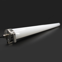 Lumière étanche IP69K led Tri preuve lumière PMMA boîtier led tube anti-corrosion avec capteur micro-ondes pour ferme d'élevage
