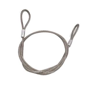 鋼亜鉛メッキシングルレッグワイヤーロープスリング工場直接バルクケーブル、亜鉛メッキ鋼線 - Product Image 1