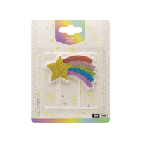 Bougies d'anniversaire sans fumée à paillettes dégradées en gros pour les fêtes de Pâques et du Nouvel An, bâtonnets décoratifs pour gâteaux