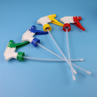 Bouteilles pulvérisatrices en plastique robustes avec buse réglable 16 24 32 oz, flacon pulvérisateur à gâchette en PEHD pour solution de nettoyage automobile