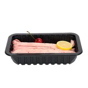 Recycelbare Einweg-PP-Heiß siegel ung FOOD TRAY Kunststoff-Fleisch-Snack-Tablett