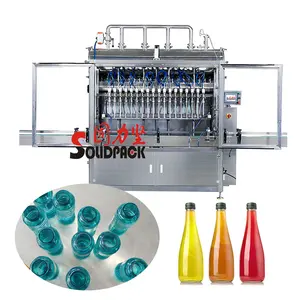 Solidpack automatic liquid gear pump filling machine