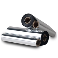Cinta de transferencia térmica OEM de fábrica profesional cinta de código de barras de resina Premium cinta de resina 110x70 para impresora de código de barras