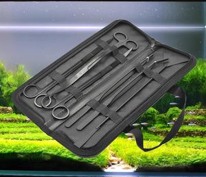 현대 스테인레스 스틸 수생 식물 핀셋 모래 삽 조류 스크레이퍼 야외 수족관을위한 어항 조경 도구 세트 - Product Image 2