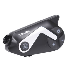 Intercom Bluetooth 5.0 longue portée 1200M, caméra embarquée 1080P, étanche IP67, casque <span class=keywords><strong>moto</strong></span>, prise en charge de la communication de groupe pour 2 motards, numérotation vocale T50 - Product Image 1