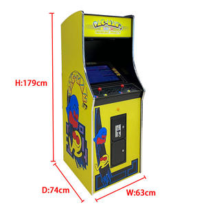 סופרמרקט שער וידאו מכונת משחק חדש lcd עץ גדול כפול לחימה ארקייד מטבע עיר מכונת ארקייד - Product Image 3