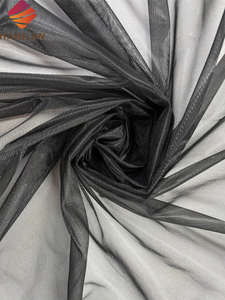 60 "màu đen ổn định Sheer <span class=keywords><strong>Polyester</strong></span> không căng Corset lưới cho lót áo ngực trong suốt Net cup lót 20D Áo ngực ổn định vải - Product Image 4