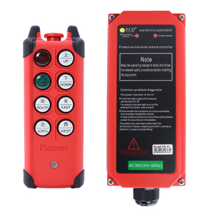 Fiabilité du fabricant Télécommande radio industrielle à vitesse unique à 6 touches pour palan - Product Image 1