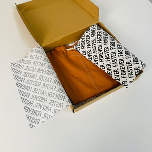 Impresión personalizada de fábrica Bolsas de cuero Zapatos Ropa Regalo Materiales de embalaje Varios arte Kraft Wrap Reunión Varios envases - Product Image 4