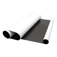 Bande magnétique souple en PVC mince Maxwell, aimant en ferrite flexible, utilisation industrielle, services de découpe et de pliage adhésifs