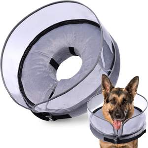<span class=keywords><strong>Collar</strong></span> de perro inflable de PVC de recuperación suave personalizado cirugía isabelina protector antilamiendo escudo remache decoración <span class=keywords><strong>collar</strong></span> de cono de perro - Product Image 1