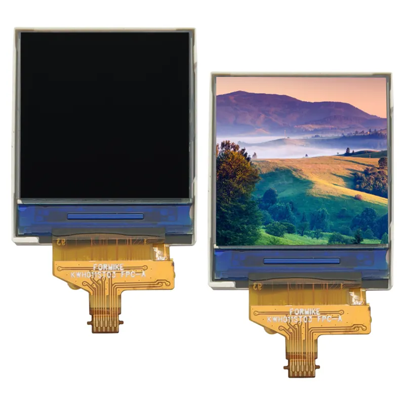 Layar LCD TFT persegi 1.1 inci 96x96 resolusi