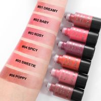Stick de blush liquide minéral à label privé, fini mat et scintillant, effet nacré fin, illuminateur pour le visage, haute pigmentation, longue tenue, pour carnations claires, moyennes et foncées