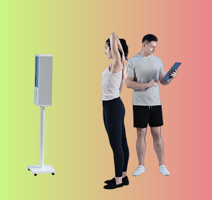 เครื่องวิเคราะห์ท่าทางอัจฉริยะ Bodydot Fitness Gym รุ่น BDF1000 ผลิตจากอะลูมิเนียมอัลลอยด์ ใช้เทคโนโลยี AI สำหรับติดตามข้อมูลการวัดค่าร่างกายทั้งหมด สำหรับการใช้งานส่วนบุคคล - Product Image 1