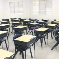Vente en gros d'usine bureau d'école mobilier scolaire ensemble bureau et chaise simples chaise de table d'étude pour étudiants