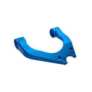 Piezas mecanizadas CNC personalizadas de precisión Billet 6061 Brazo de control superior delantero de coche anodizado de aluminio - Product Image 1