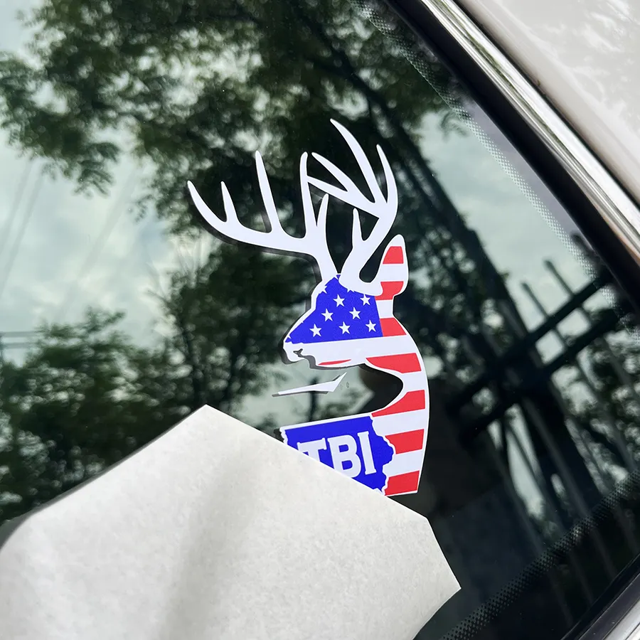야외 사용 사용자 정의 로고 재미있는 자동차 바디 데칼 스티커 비닐 전송 사용자 정의 인쇄 창 데칼