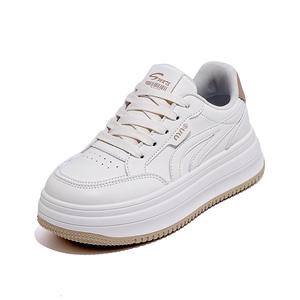 Nouvelles baskets <span class=keywords><strong>compensées</strong></span> blanches style coréen pour femme, collection automne 2026 – Chaussures polyvalentes et tendance pour le sport et le quotidien - Product Image 5