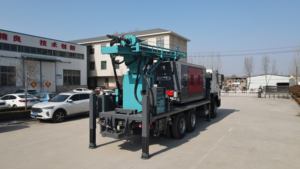 Penjualan pabrik langsung Rig pengeboran sumur air hidrolik sepenuhnya terpasang kendaraan kedalaman 0-1200 meter untuk pertambangan - Product Image 5