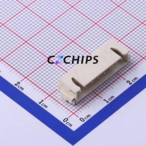 2.54-8P-WT Wire-to-Board Pin Header SMD,P=2.5mm,Horizontal Mount Connector 1x8P 2.5mm Horizontal Mount XH - Product Image 1