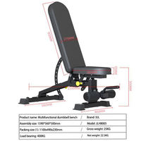 Banc de musculation multifonctionnel - Équipement de fitness professionnel commercial, exercices abdominaux, chaise de fitness multifonctionnelle