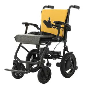 紧凑型轻型15公斤老年人热卖便携式残疾人折叠电动轮椅