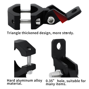 Soporte Ajustable de Aluminio para Motocicleta, Soporte para Luz Trasera, Abrazadera para Tubo, para Motos Honda, Yamaha, Triumph - Product Image 3