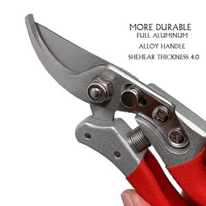 Kéo làm vườn bonsai chuyên nghiệp, thép không gỉ bền, tay cầm cao su, dùng để tỉa cành, ghép cây ăn quả - Product Image 4