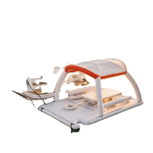 Plataforma Flotante Inflable Personalizada con Toldo, para Lago, Mar o Yate - Product Image 6