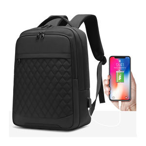 Bolsa Personalizada de Venta Caliente, Bolsa para Portátil de 15.6 Pulgadas con USB, Impermeable, para Hombre, Bolsa de Viaje, Mochila Escolar Personalizada para Portátil - Product Image 1