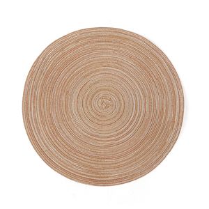 Cá nhân placemat Vòng Bện dệt placemats nơi Thảm bán buôn Vòng bảng Thảm đặt de bảng tròn - Product Image 5