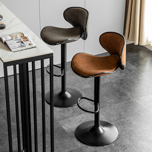 Modern Adjustable Height Metal Base Backless Design Eco-Friendly Durable Bar <b>Stool</b> for Home Bar Hotel Commercial Use - Product Image 6