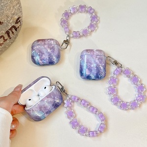 เคสหูฟังมุกหรูหราสำหรับ <span class=keywords><strong>Airpods</strong></span> <span class=keywords><strong>Pro</strong></span> 3 เคสสำหรับ <span class=keywords><strong>AirPods</strong></span> 4 3 2 เคสสำหรับ <span class=keywords><strong>Airpods</strong></span> Pro2 พร้อมพวงกุญแจ กล่องใส่หูฟัง - Product Image 2