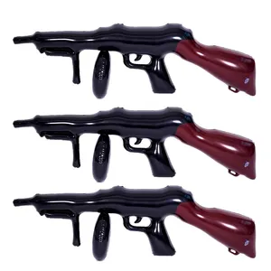 Wholesale plastic gun toy happy kid toy gun PVC inflatable toy gun