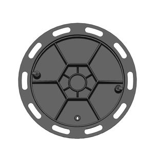 C250 D400 Op Maat Gemaakte Castle Nodulair Gietijzeren Putdeksel Met Slotsysteem Enkele Verzegelde Waterdichte Hoek Ijzeren Frame Multi-Type - Product Image 2