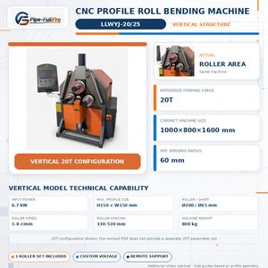 Machine de pliage verticale CNC pour profilés aluminium, pliage à 3 rouleaux pour fenêtres, portes, murs rideaux et profilés de volets roulants - Product Image 2