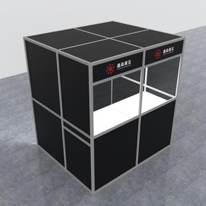 价格优惠快速组装现场翻译室，可容纳2人或2人以上的临时移动翻译室会议室 - Product Image 3